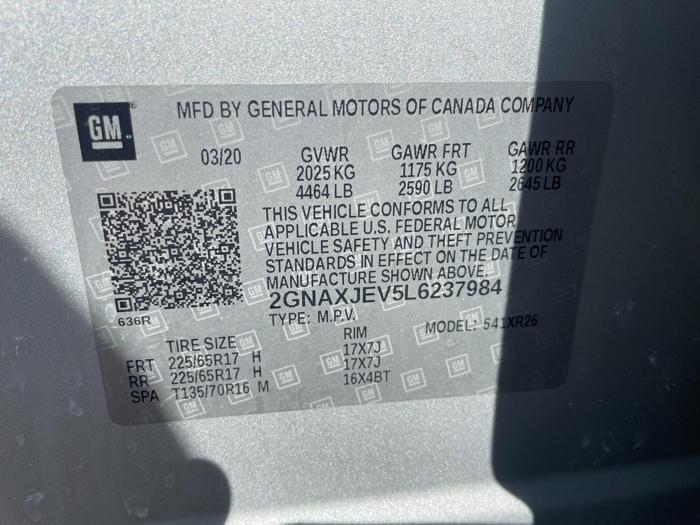2020 Chevrolet Equinox