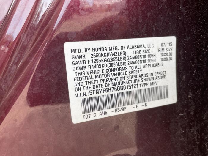 2016 honda pilot exln-4wd with 181633 miles for sale near brainerd, minnesota 6aa58c82865a460e903e9f3a84fa6726.jpeg