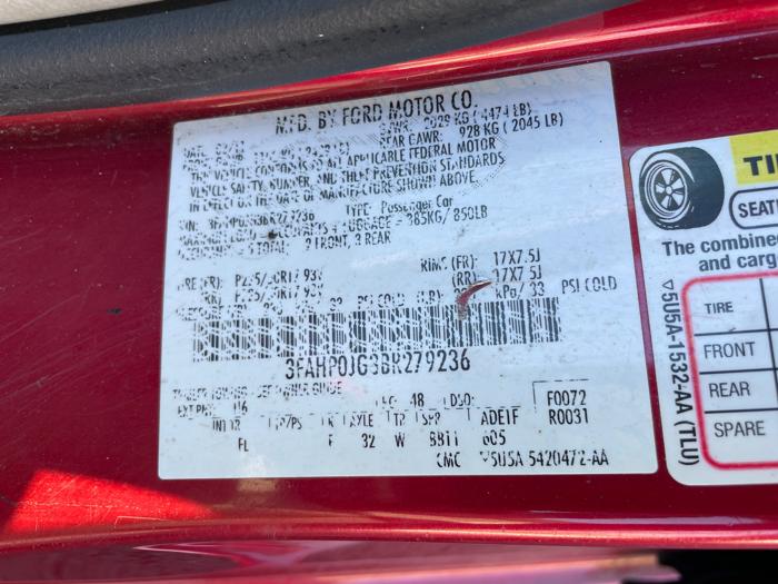 2011 ford fusion v6-sel with 168971 miles for sale near rochester, minnesota 6def157b8fee47d5a4baff953630f952.jpeg