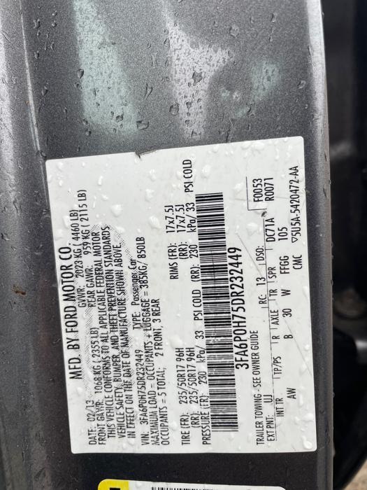 2013 ford fusion se with 214993 miles for sale near burnsville, minnesota 73680e5bdadd4c1a8bd2c7c99a820d44.jpeg