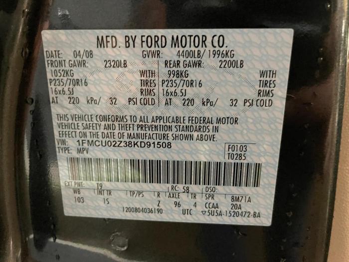 2008 Ford Escape