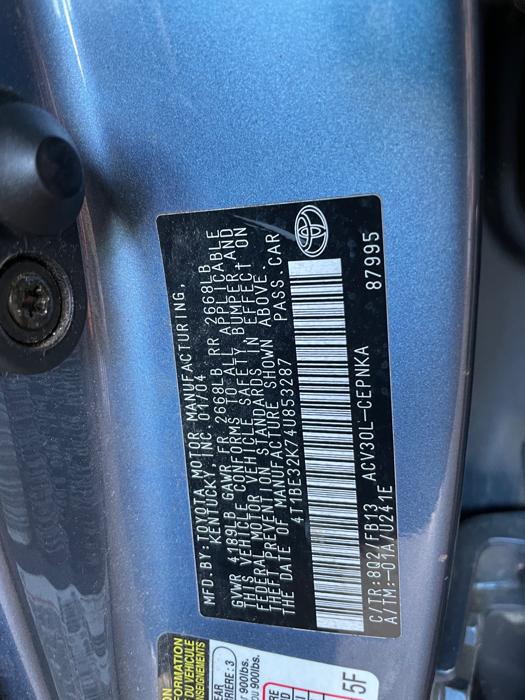 2004 toyota camry le with 277900 miles for sale near elk-river, minnesota 7b1dab8c2ed149dc92fbc428f6bd2d37.jpeg