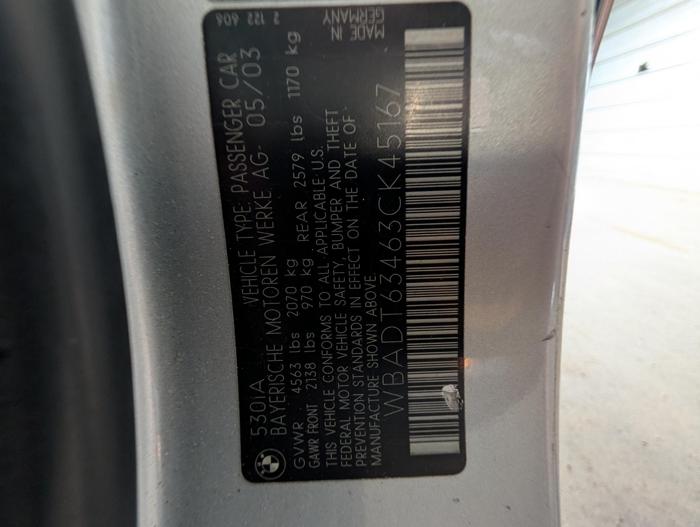 2003 bmw 5-series 530i with 180832 miles for sale near elk-river, minnesota 7bb9a3447c044cf681835335e961be86.jpg