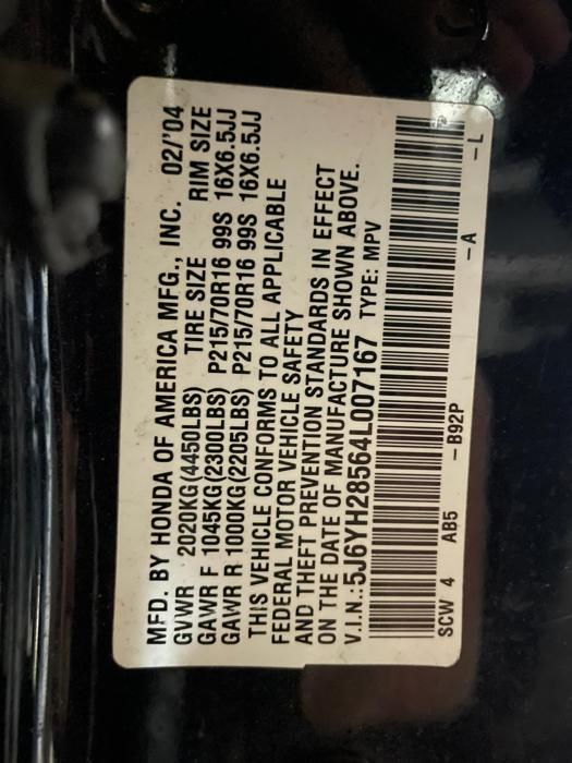 2004 honda element ex with 183293 miles for sale near elk-river, minnesota 827fa555f17e47e08c2e87871f784296.jpg