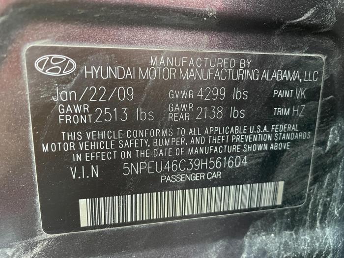 2009 hyundai sonata limited with 214074 miles for sale near elk-river, minnesota 8475c35bee7d46faa5f5798b35c149ce.jpg