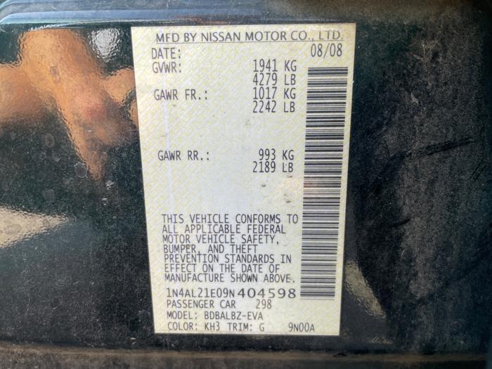 2009 nissan altima 2.5 with 145149 miles for sale near elk-river, minnesota 86784c13a0a648058bdb47601fa1b741.jpeg