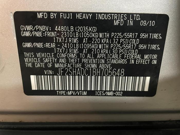 2011 Subaru Forester