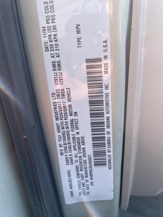 2007 subaru outback 2.5i-wagon with 209978 miles for sale near elk-river, minnesota 94e056bb94dc461091ca2538f2058a7a.jpeg