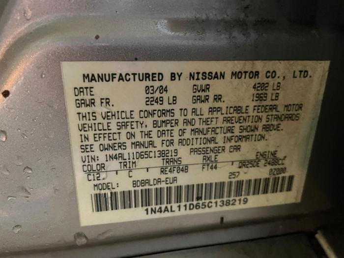 2005 nissan altima sl with 180684 miles for sale near elk-river, minnesota 970f64e7d2864d9dba708dbb8c7749b7.jpg