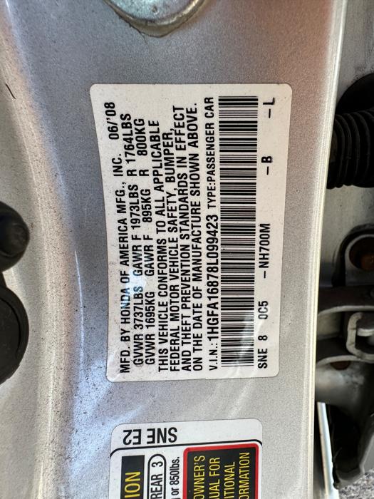 2008 honda civic ex-sedan-at with 175648 miles for sale near elk-river, minnesota 98b00ab2649b4f9cb0dcd5f4fa147375.jpeg