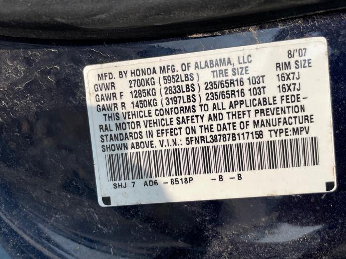 2007 honda odyssey ex-l with 142317 miles for sale near elk-river, minnesota 99288dedf6594b1eae4c77d6eaddef02.jpeg
