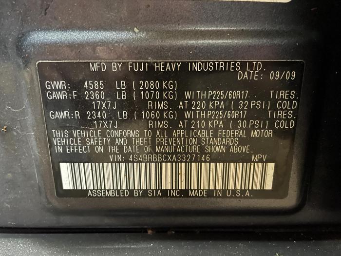 2010 Subaru Outback