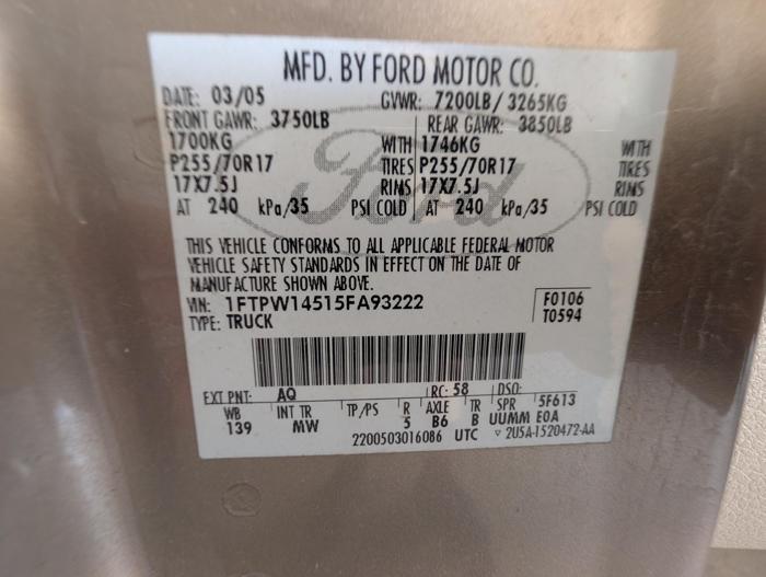 2005 ford f-150 fx4-supercrew-4wd with 288226 miles for sale near elk-river, minnesota 9ca30e3a609644288587b91fcab471df.jpg