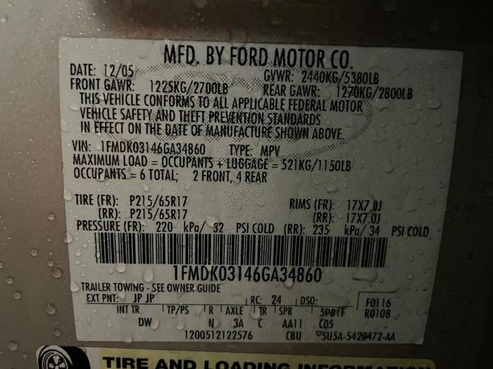 2006 ford freestyle limited with 145331 miles for sale near elk-river, minnesota a30b65f542444a83ba2a39510ab800a5.jpg