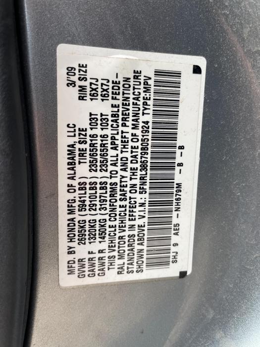 2009 Honda Odyssey