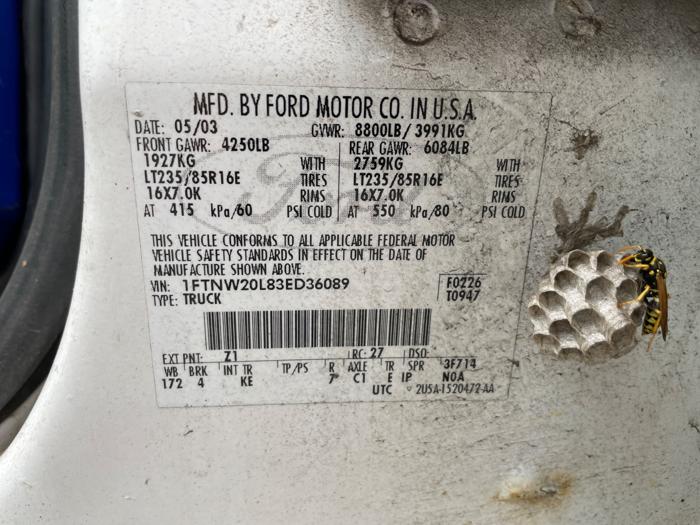 2003 ford f-250 f-series with 277536 miles for sale near elk-river, minnesota a4c0b5b6e6fd471e8ca1cb724e8dd790.jpeg