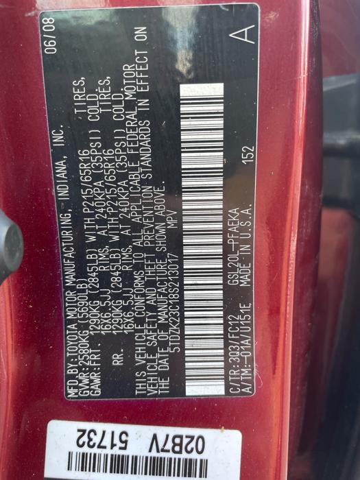 2008 toyota sienna le-fwd-8-passenger-seating with 146845 miles for sale near ramsey, minnesota a5fb111fb0c5428190ba5420d123a887.jpeg