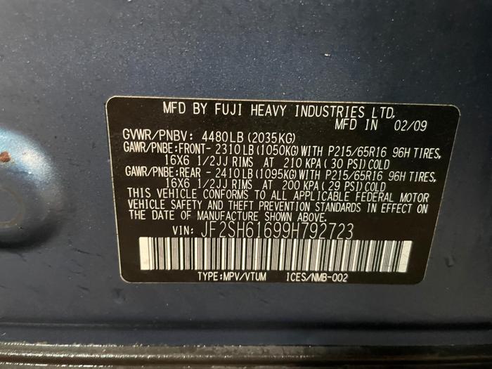 2009 Subaru Forester
