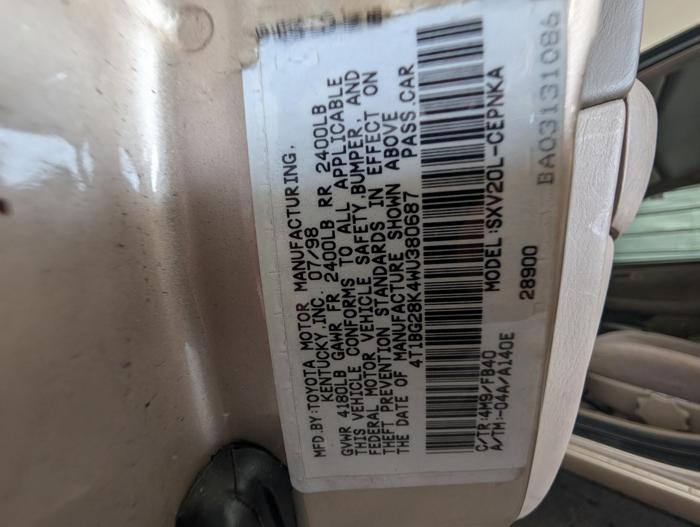 1998 toyota camry ce with 254604 miles for sale near elk-river, minnesota ac86916b0b104f57858ed00f64084184.jpg