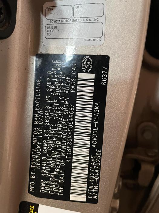 2005 Toyota Camry