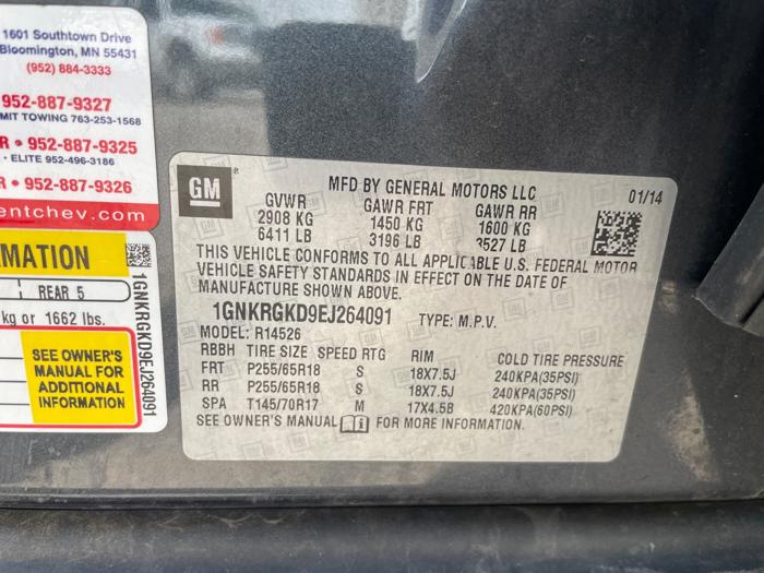 2014 chevrolet traverse 1lt-fwd with 233903 miles for sale near elk-river, minnesota b394d52df58b4177acfa3d10a58db061.jpeg