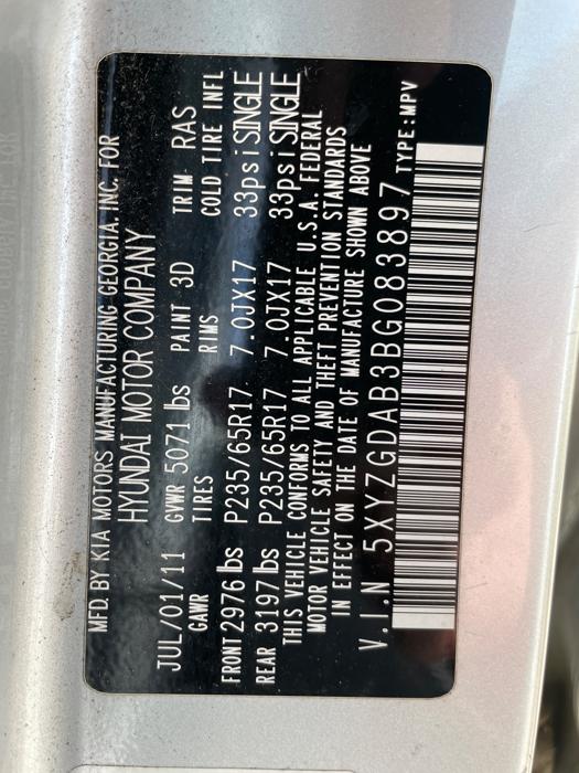 2011 hyundai santa-fe gl-2.4-4wd with 174884 miles for sale near elk-river, minnesota b3dd354dd7524e5080f7f6f522634b6b.jpeg