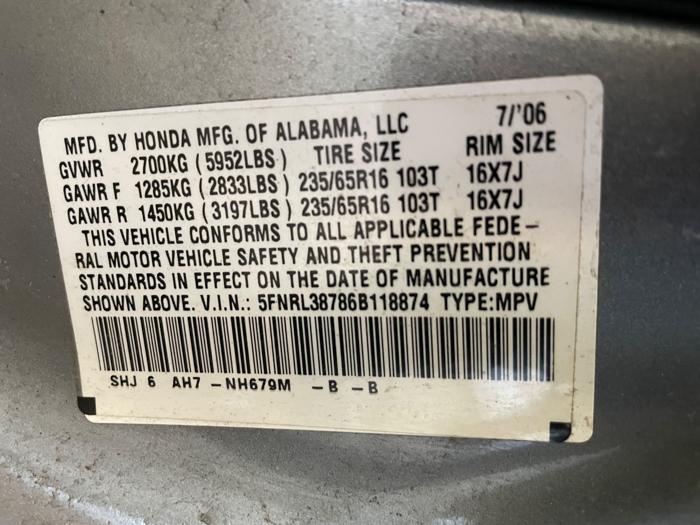 2006 honda odyssey ex-l with 256601 miles for sale near elk-river, minnesota b8982fbc4e894af381843b3f46b4c123.jpeg