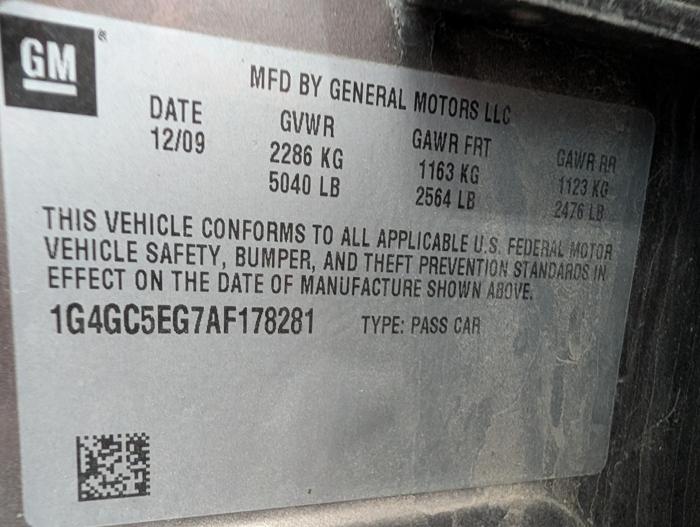 2010 buick lacrosse cxl-fwd with 229734 miles for sale near elk-river, minnesota bb889dd8f3774aefbfa91194583036f3.jpg