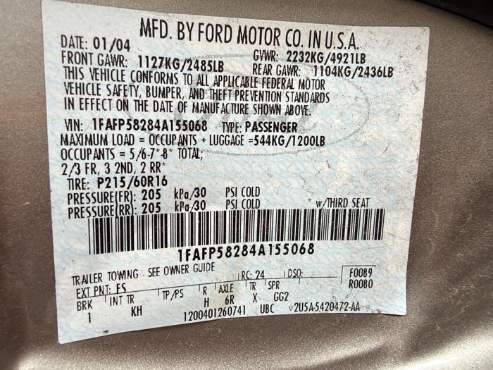 2004 ford taurus-wagon se with 137682 miles for sale near elk-river, minnesota be8d110e760d4854a8dcbfcc3ac7b3bc.jpeg