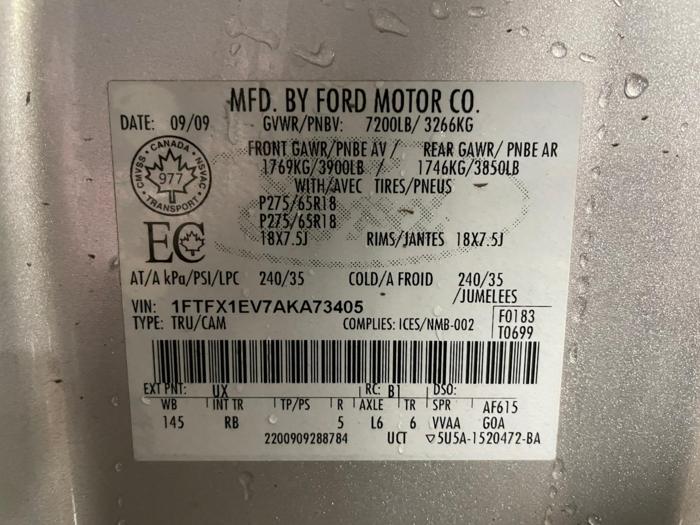 2010 Ford F150