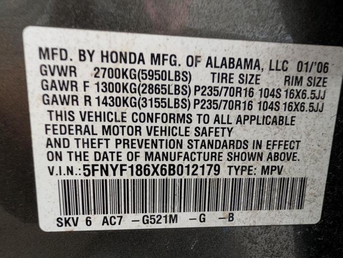 2006 honda pilot ex-4wd with 158280 miles for sale near elk-river, minnesota bfa21ab4d39847749195aea5697385c5.jpg