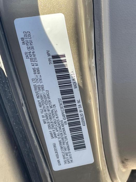 2008 Subaru Outback