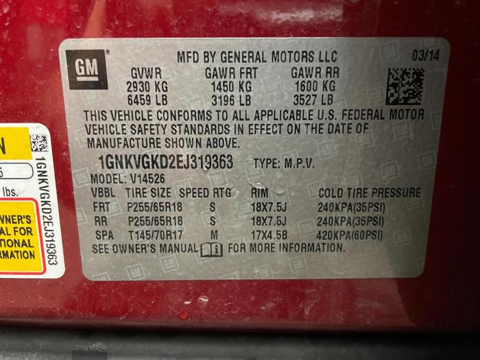 2014 Chevrolet Traverse