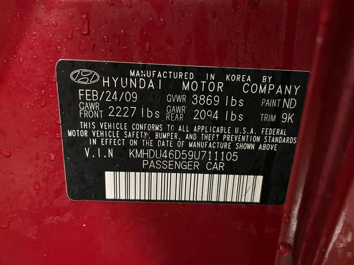 2009 Hyundai Elantra