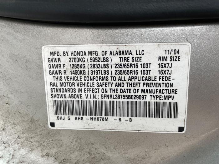 2005 honda odyssey ex-w--leather-dvd with 235456 miles for sale near elk-river, minnesota d0ef6e0502d443819ca3e2fe9d8d538f.jpeg