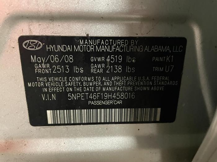 2009 Hyundai Sonata