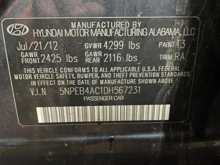 2013 Hyundai Sonata