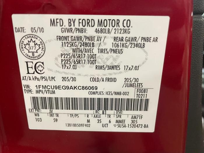 2010 Ford Escape