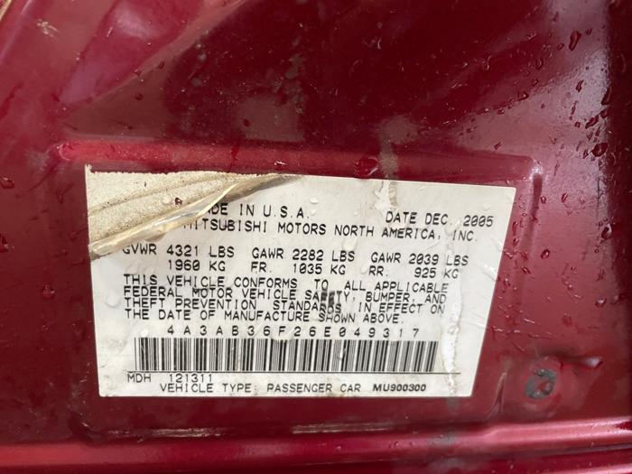 2006 mitsubishi galant se with 99197 miles for sale near elk-river, minnesota d525374a10874bda8694c9d0cefc644c.jpeg