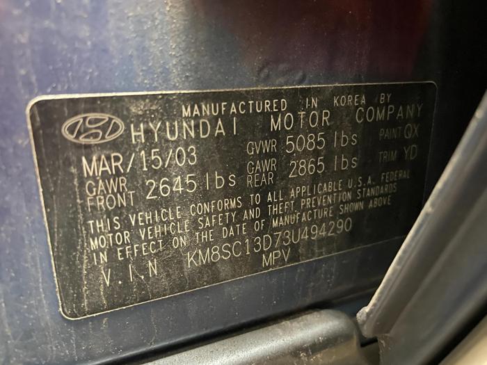2003 Hyundai Santa Fe
