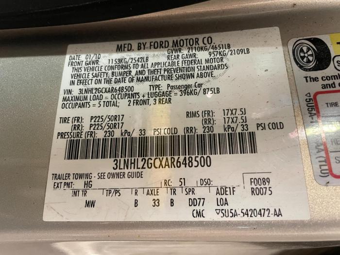 2010 Lincoln MKZ