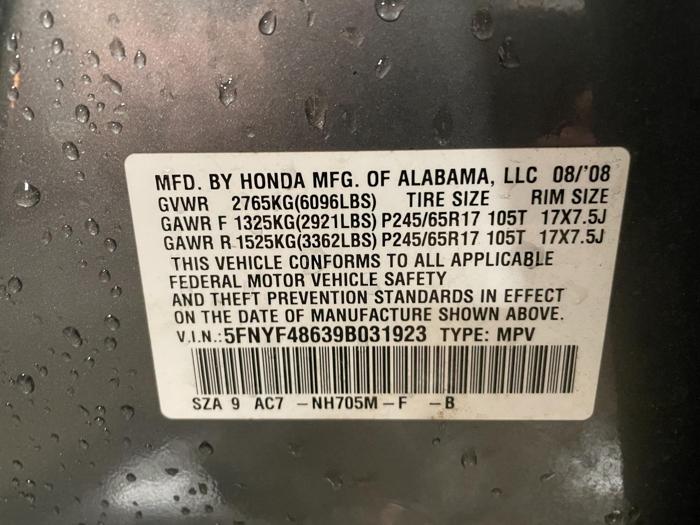 2009 Honda Pilot