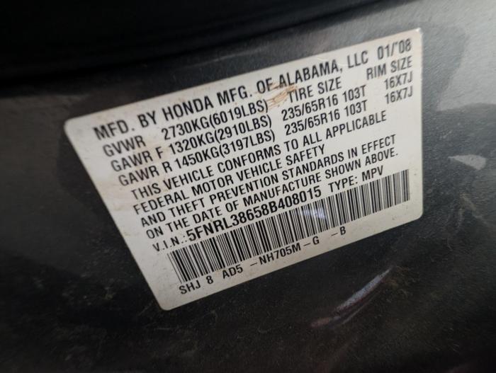 2008 honda odyssey ex-l with 245268 miles for sale near elk-river, minnesota e36d10c836494d92a0ad38c757ea23b4.jpg