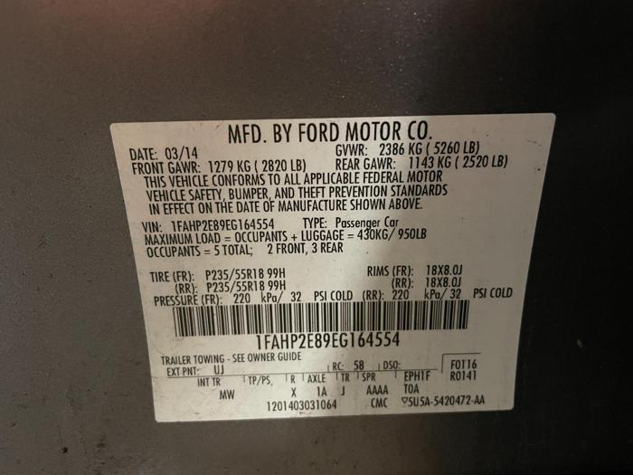 2014 Ford Taurus