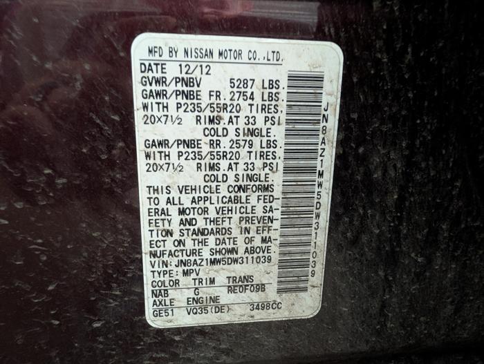 2013 nissan murano sl-awd with 99059 miles for sale near elk-river, minnesota e6e32405bc4c429e9c3a60d4a73d6e43.jpg