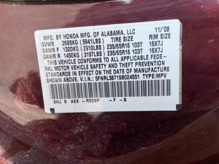 2009 honda odyssey exl with 236095 miles for sale near clearwater, minnesota eed06f17f4e54778b496f51360a9b3d6.jpeg