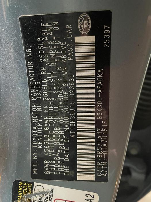 2005 Toyota Avalon