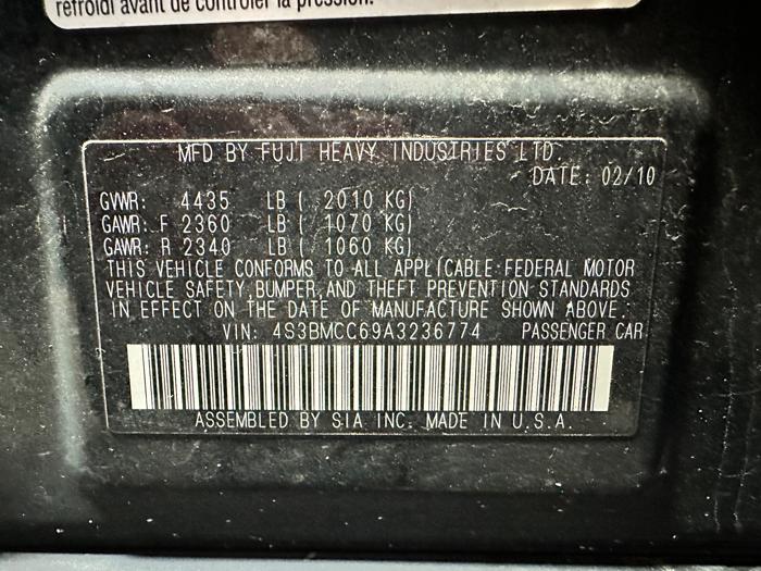 2010 subaru legacy 2.5i-premium with 139262 miles for sale near elk-river, minnesota f7b23c6070d345a2a9d6a634d5c99369.jpeg