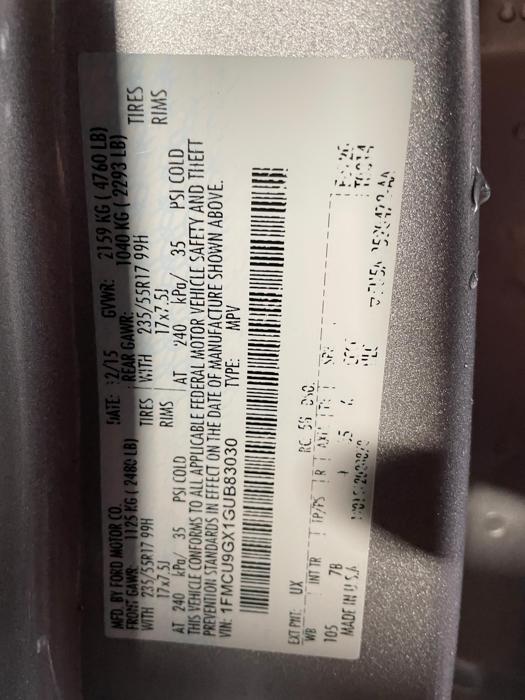 2016 ford escape se with 126264 miles for sale near elk-river, minnesota f7fa5400b9e744a8a5b51e03811a811d.jpg