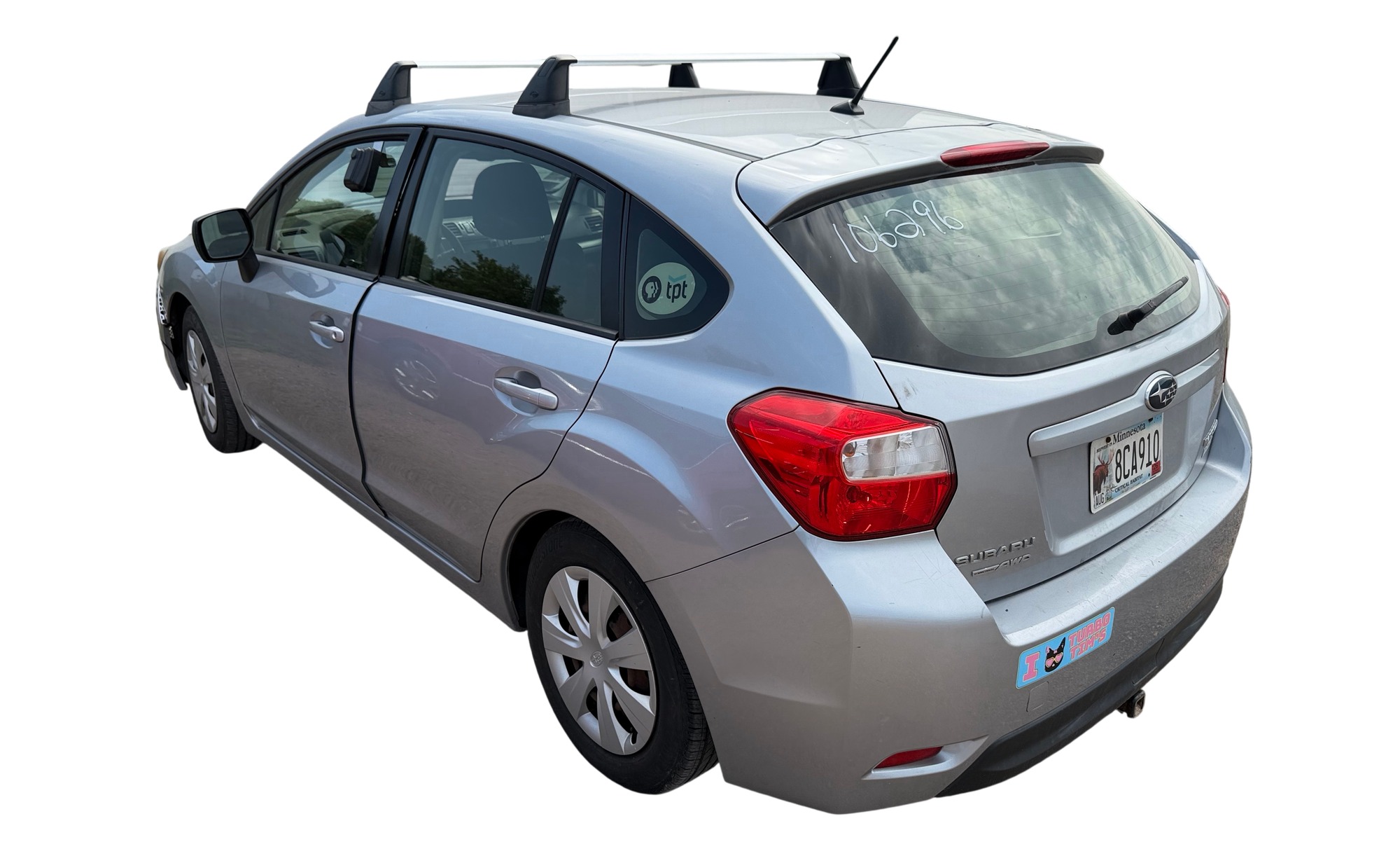 2013 subaru impreza base-5-door with 166153 miles for sale near elk-river, minnesota 106296_03_rear_driver_corner.jpg